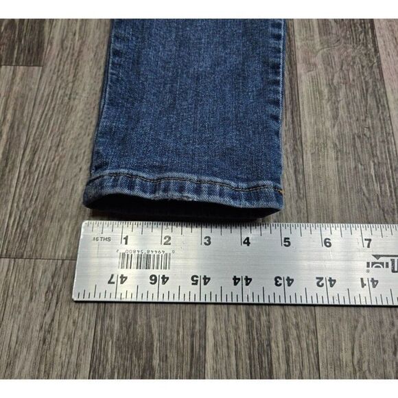 (3/$35) Chaps Womens Size 8 Skinny Slim Leg Madden Pockets Denim Blue Jeans - Picture 11 of 11